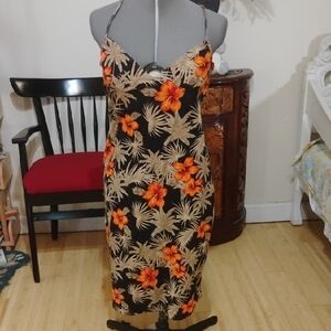 Giorgio Fiorelli Black and Tan Dress